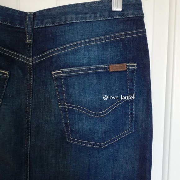 Carhartt Original Fit Denim Skirt in Vintage Night Blue Size 10 - Picture 7 of 10